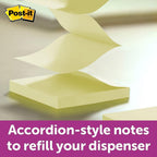 Post-it Note & Flag Dispenser, Black Base Clear Top, 1 Note Pad, 2 Flag Pad