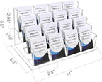 Clear Vertical Business Card Holder - Image 2