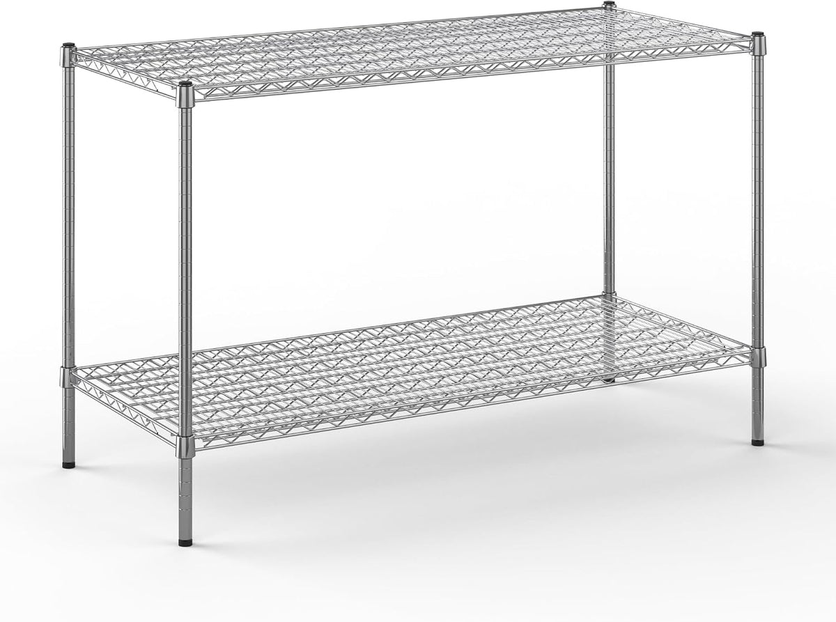 Regal Altair 24" Deep x 54" Wide x 34" Height Wire Shelving Kit | 2-Tier | NSF