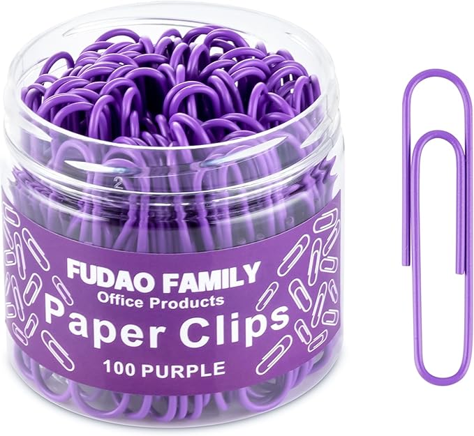 Jumbo Paper Clips, 2 Inch Large Paper Clip by FUDAOFAMILY