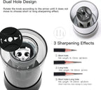 afmat ps-b06 rechargeable long point pencil sharpener for shown in use