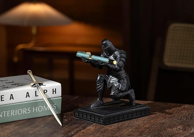 NCQIXIAO Templar Vanguard Soldier Pen Holder Pencil Stand Desk Organizers and - Image 7