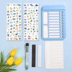 Audab Dry Erase Chore Chart for Kids, Magnetic Whiteboard Checklist Board - Image 7