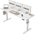Agilestic Electric Standing Desk, Large 63 x 24 Inches Height Adjustable Desk by Agilestic