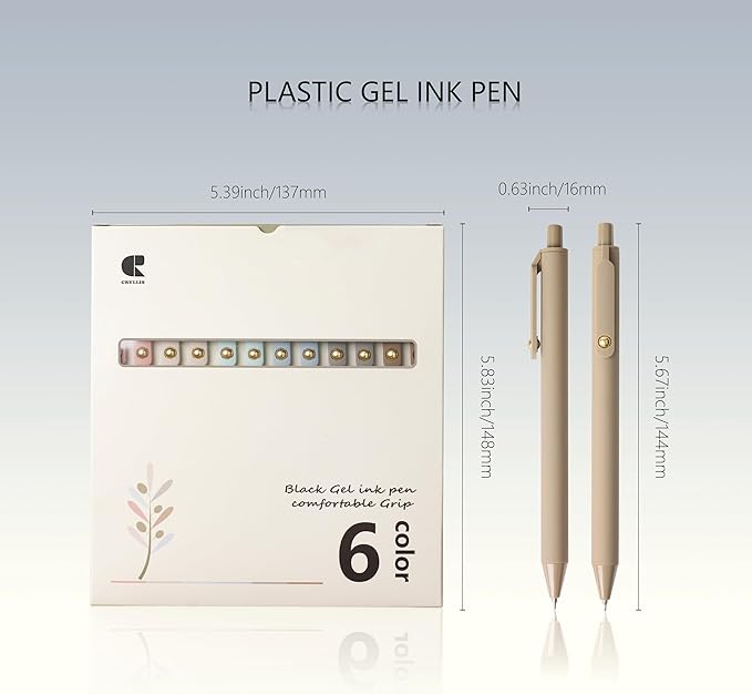 CRYLLIS Gel Pens, Smooth Writing Nursing, Fine Point, Office Supplies Pack - Image 9