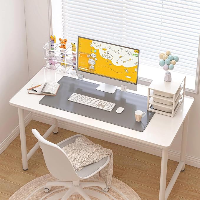 DAWNTREES Desk Mat Protector, PU Leather Desk Pad, Non Slip, Large Mouse Pad - Image 7