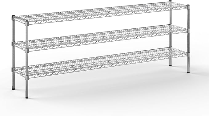 Regal Altair 14" Deep x 72" Wide x 27" Height Wire Shelving Kit | 3-Tier | NSF by Regal+Altair