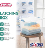 Sterilite 12-Pack Latching Box, Under Bed Storage Bins - Image 3