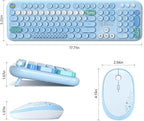 MOFII Wireless Keyboard and Mouse Combo, Full Size 2.4G Plug and Play - Image 6