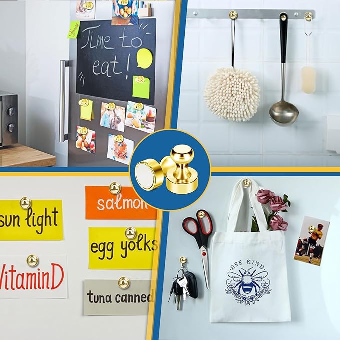 LOVIMAG Fridge Magnets 25 Pcs Refrigerator Whiteboard Small Strong Magnet - Image 7