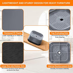 shouwuhho 32 Pack Furniture Risers Adjustable Bed Risers Heavy Duty Lifts - Image 5