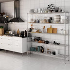 Regal Altair 14" Deep x 72" Wide x 74" Height Wire Shelving Kit | 5-Tier | NSF - Image 7
