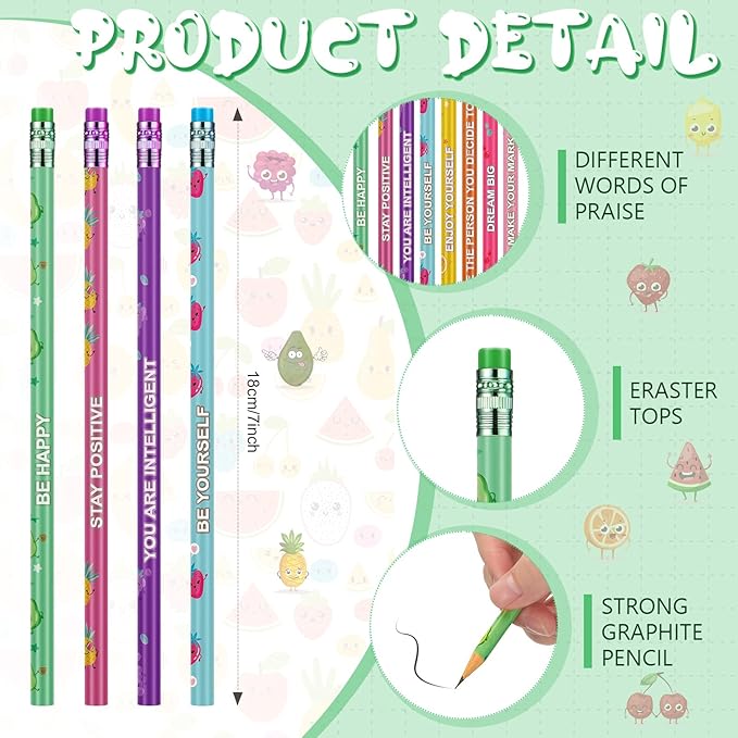 Leinuosen 30 Pcs Scented Pencils Bulk - Image 3