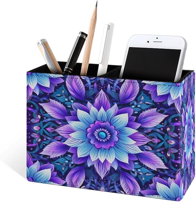 Famame Bohemian Style Mandala Print Pencil Holder - Image 2