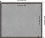 Amanti Art Grey Framed Magnetic Board 43x51 Oversize Vision Board - Image 4