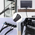 AGPTEK Cable Sleeve Cover, Home Office Wire Management Computer TV Wire Loom - Image 4