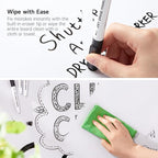 Shuttle Art Dry Erase Markers, 25 Pack Black Magnetic Whiteboard Markers - Image 5