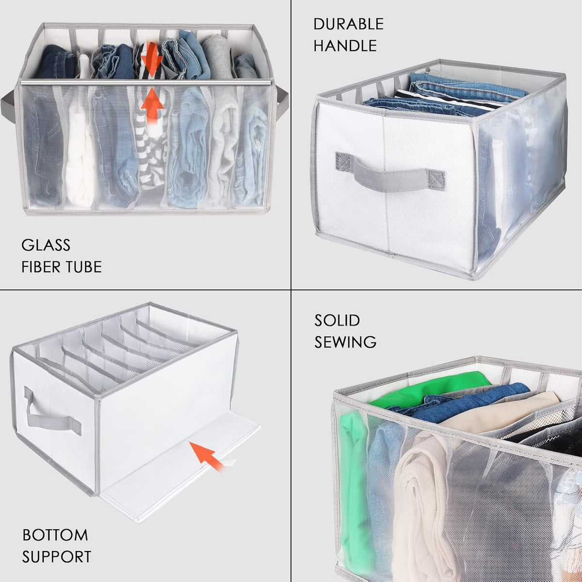 Univivi Closet Clothes Organizers Wardrobe Clothes Organizer Sweaters Organiz...