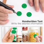 Green 1 Inch Round Color Coding Labels - Image 3