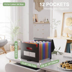 ThinkTex Accordion File Organizer, 12 - Image 2