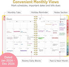 Forvencer 2026 Planner, Hardcover Calendar Planner Weekly and Monthly, Jan 2026 - Image 2