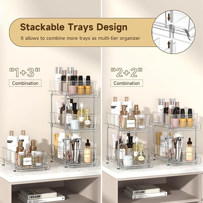 HIHEGD 2 Tier Bathroom Storage - Image 7
