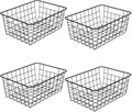 LeleCAT Wire Storage Baskets, Metal Wire Food Storage Organizer Bin Basket by HomeSpaceStorageBasket