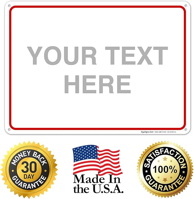 Custom Sign, Personalized Metal Signs, Customize - Image 8