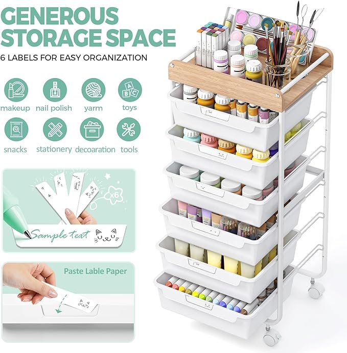 Rolling Storage Utility Cart - Image 4