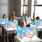 24 Pcs Privacy Boards for Student Desks Bright Colored Classroom Desk Divider - Image 7
