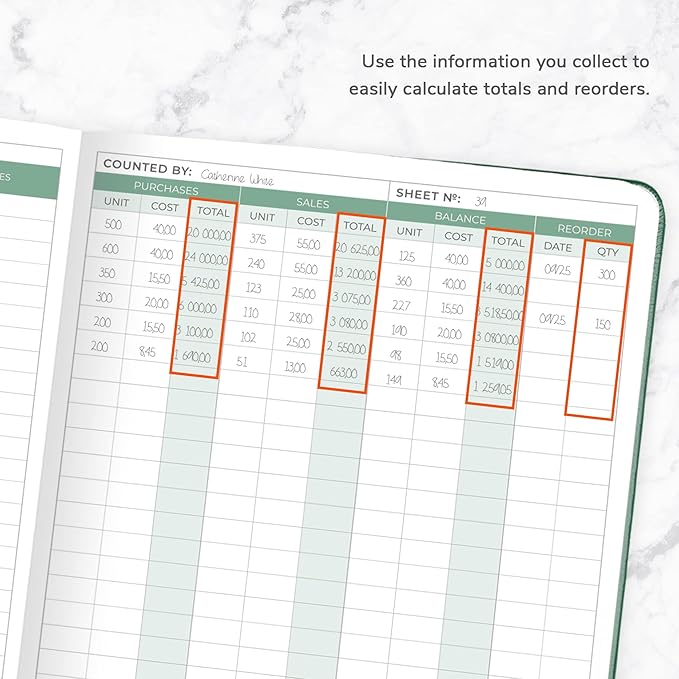 Clever Fox Inventory & Sales Log Book - Image 4