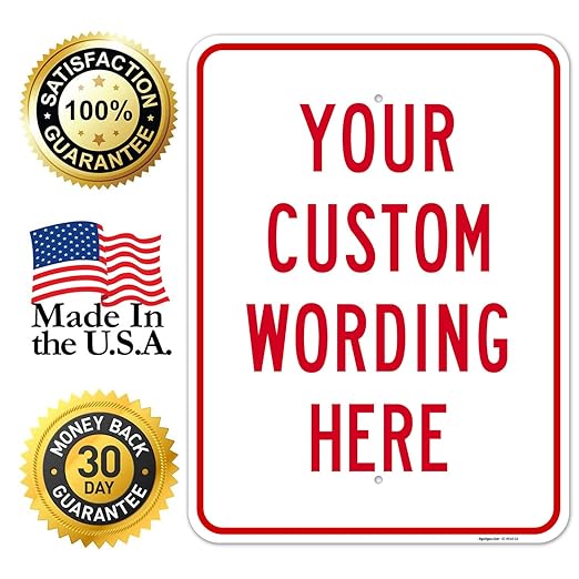 Custom Sign, Personalized Metal Signs, Customize - Image 8