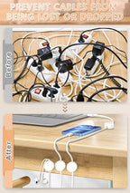 Maveek 5 Sets Magnetic Cable Management Clips - Image 4