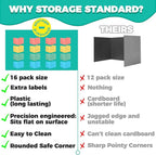 16 Pack Desk Privacy Folders for Students Desk Divider - Image 4