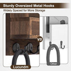 Lucundm Key Holder Wall Mount, Mail Holder - Image 5