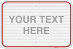 Custom Sign, Personalized Metal Signs, Customize