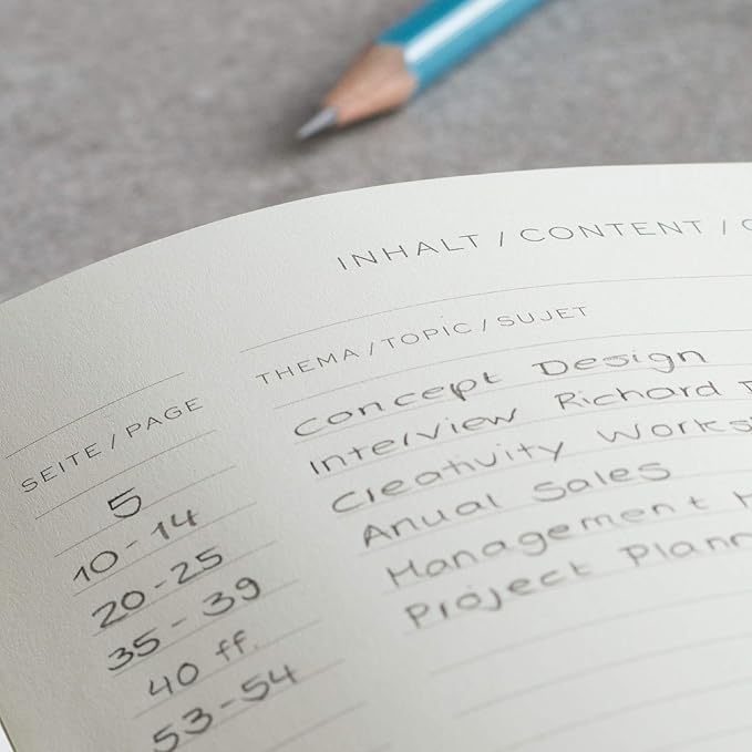 LEUCHTTURM1917 - Notebook Hardcover Master Classic A4+ - 235 Numbered Pages - Image 4