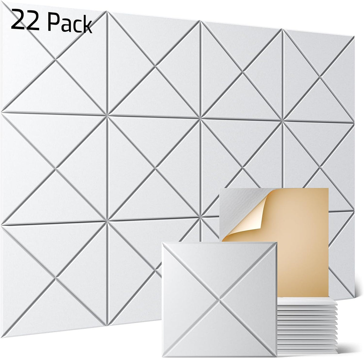 Sonicism 22 Pack X-Lined Acoustic Panels