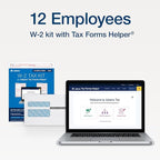 Adams W-2 Forms 2025, 6-Part Kit - Image 2