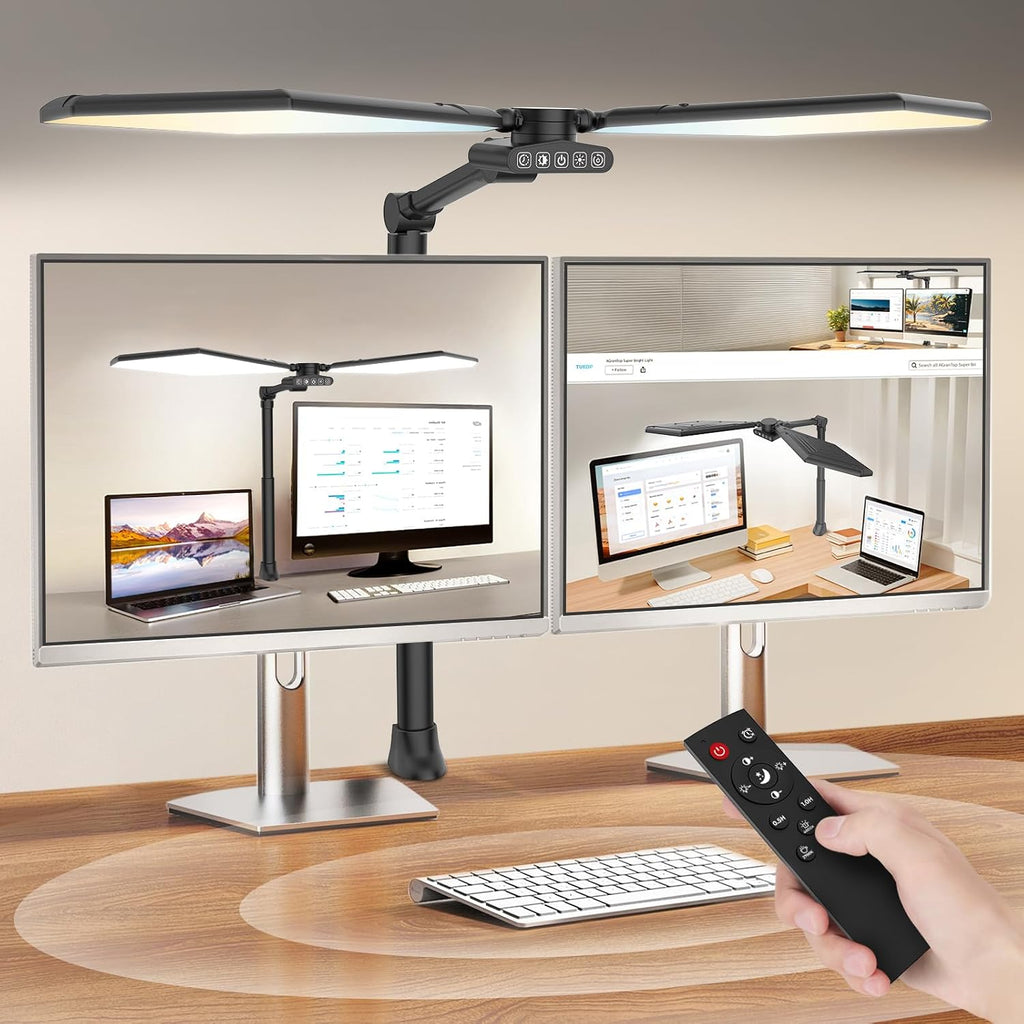 36w led desk lamp with clamp, dual-head architect, main product view