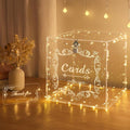 DIWNELEM Acrylic Wedding Card Box by DIWNELEM