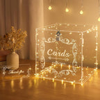DIWNELEM Acrylic Wedding Card Box by DIWNELEM