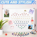 VNDUEEY 30Pcs Strong Fridge Magnets, Magnetic Push Pin, Small Metal Magnets - Image 4