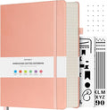 OFFIGIFT Dotted Journal Notebook, 312 Numbered Pages Large B5 Hardcover Leather by OFFIGIFT