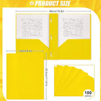 Lincia 100 Pcs Plastic Folders - Image 2