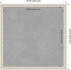 Amanti Art Silver Framed Magnetic Board 26x26 Medium Vision Board - Image 2