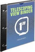 WOT I Telescoping 3 Ring Binder 1 Inch, Expandable Binder by WOTI