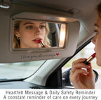 8PCS Car Stickers, I Love You Drive Safe Mirror Sticker, Cars Decals, Car - Image 2
