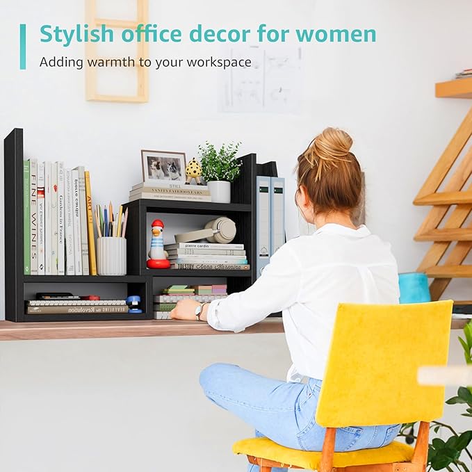 Desktop File Organizer Desk Organizer Shelf - Image 5