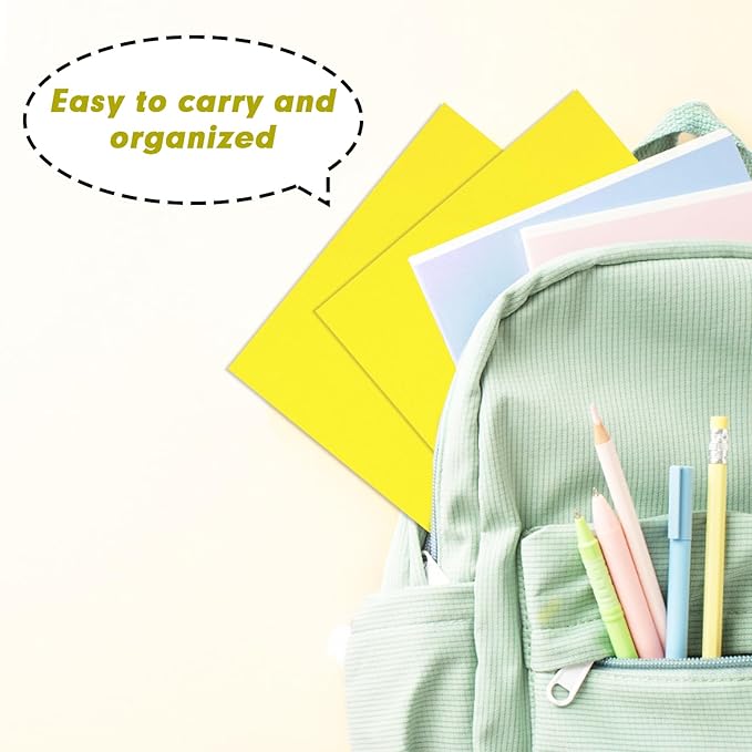 Two Pocket Folders, RAZCC 50 Pack 2 Pocket Folders Fit Letter Size Paper - Image 6